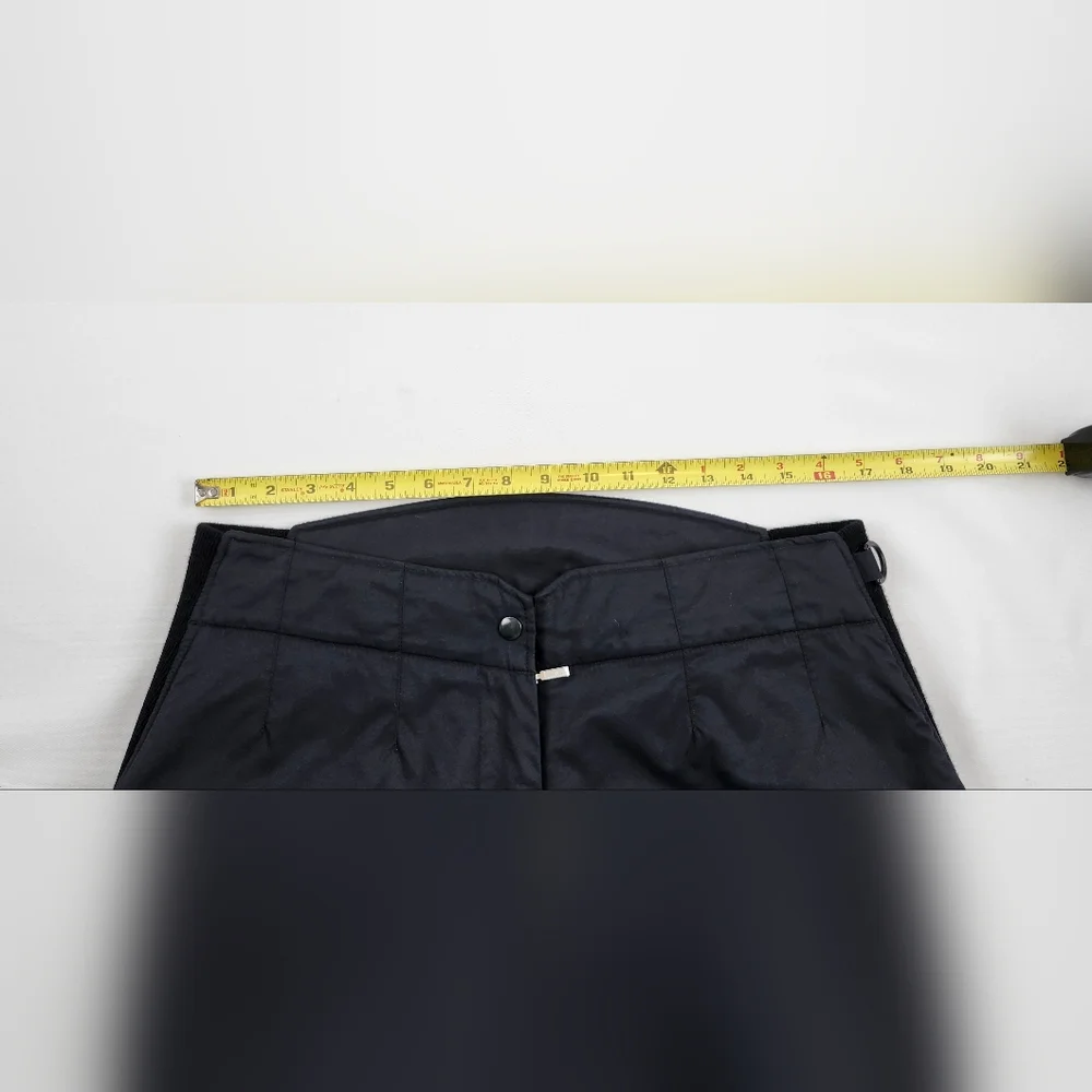 Obermeyer Ski Snowboard Snow Winter Pants Ladies Sz 14 Black  Nylon #65101 - Picture 10 of 14